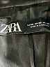 Zara 100% Polyurethane Black Blazer Size XS - photo 6
