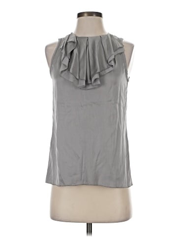 Vince. Sleeveless Silk Top (view 1)