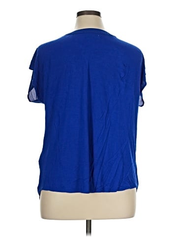 INC International Concepts Short Sleeve Blouse (view 2)