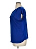 INC International Concepts 100% Polyester Blue Short Sleeve Blouse Size 1X - photo 5