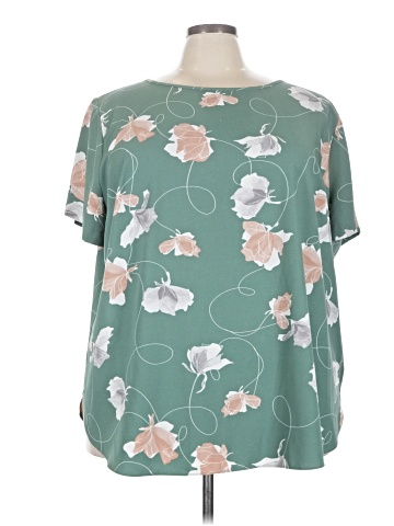 Ava & Viv Short Sleeve Blouse (view 1)