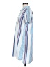 Equipment Stripes Blue Casual Dress Size M - photo 5