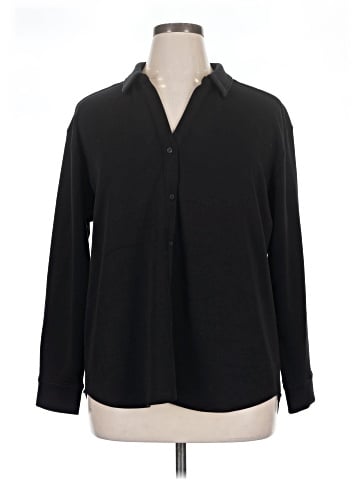 SPANX Long Sleeve Button-Down Shirt (view 1)