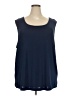 Maggie Barnes Blue Sleeveless Top Size 2X - photo 1