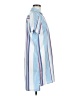Equipment Stripes Blue Casual Dress Size M - photo 4