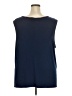 Maggie Barnes Blue Sleeveless Top Size 2X - photo 2
