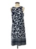 MSK Paisley Blue Casual Dress Size S - photo 1