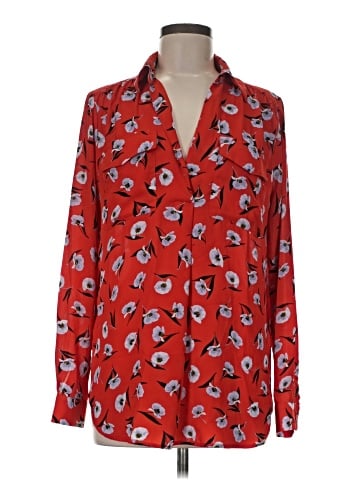 Ann Taylor Long Sleeve Blouse (view 1)