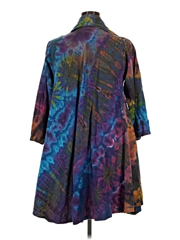 Unbranded 3/4 Sleeve Button-Down Shirt (view 2)