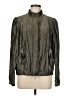 Burberry Metallic Green  Zip Jacket  Size 10 - photo 1
