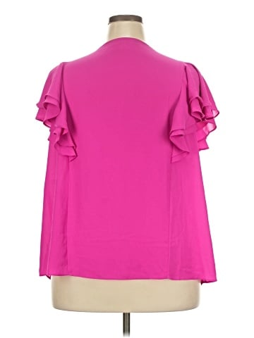 Jennifer Lopez Short Sleeve Blouse (view 2)