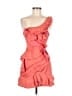 BCBGMAXAZRIA Orange Cocktail Dress Size 2 - photo 1