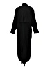 Gallery Black Trenchcoat Size 4 - photo 2