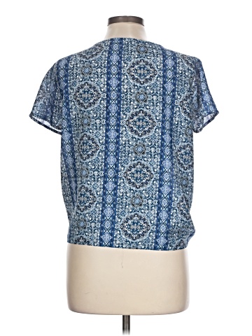 Pink Rose Short Sleeve Blouse (view 2)
