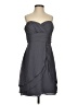 Bill Levkoff 100% Polyester Gray Cocktail Dress Size 4 - photo 1