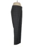 Banana Republic Plaid Gray Wool Pants Size 6 - photo 4