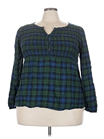 Lane Bryant Long Sleeve Blouse (view 1)