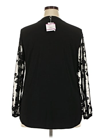 Kasper Long Sleeve Blouse (view 2)