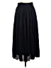 Point Sur 100% Polyester Solid Blue Black Casual Skirt Size 2 - photo 1