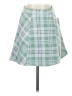 RSQ Plaid Green Casual Skirt Size XS - photo 1