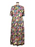 Talbots 100% Polyester Print Pink Casual Dress Size 18 - photo 2