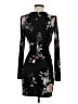 Forever 21 Floral Black Cocktail Dress Size S - photo 2