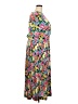 Talbots 100% Polyester Print Pink Casual Dress Size 18 - photo 4