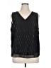 Banana Republic 100% Polyester Black Sleeveless Blouse Size XL - photo 1
