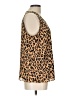 Nine West 100% Polyester Brown Sleeveless Blouse Size L - photo 4