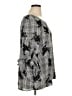 Roz & Ali 100% Polyester Black 3/4 Sleeve Blouse Size XL - photo 4