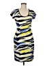 Just Cavalli Graphic Blue Black Casual Dress Size EU (IT) 46 / US 10 - photo 1