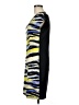 Just Cavalli Graphic Blue Black Casual Dress Size EU (IT) 46 / US 10 - photo 5