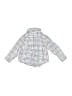 Lands' End Checkered-gingham Blue Long Sleeve Button-Down Shirt Size 3T - photo 2