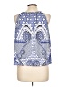Amy Matto Blue Sleeveless Blouse Size L - photo 2