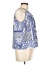 Amy Matto Blue Sleeveless Blouse Size L - photo 4