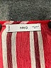 MNG 100% Polyester Stripes Red Casual Dress Size 8 - photo 7