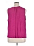 Ann Taylor LOFT Outlet 100% Polyester Pink Sleeveless Blouse Size XL - photo 2