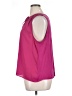 Ann Taylor LOFT Outlet 100% Polyester Pink Sleeveless Blouse Size XL - photo 5