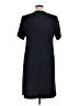 K.C. Spencer Solid Black Casual Dress Size 14 - photo 2