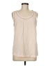 Brunello Cucinelli Ivory Pink Sleeveless Blouse Size L - photo 1