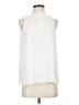 Ann Taylor LOFT 100% Polyester White Sleeveless Blouse Size XS - photo 1