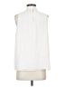 Ann Taylor LOFT 100% Polyester White Sleeveless Blouse Size XS - photo 2