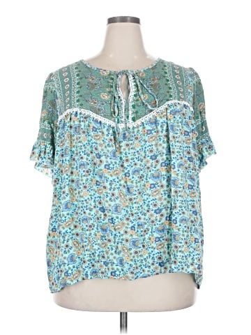 Shein Short Sleeve Blouse (view 1)