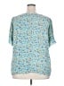 Shein Teal Short Sleeve Blouse Size 2X (estimated) - photo 2