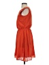 Max Studio 100% Cotton Solid Orange Casual Dress Size XS - photo 5