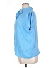 Ann Taylor LOFT 100% Polyester Blue Short Sleeve Blouse Size XL - photo 5