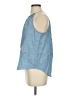 Gap 100% Cotton Blue Sleeveless Blouse Size S - photo 5