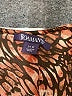 Roaman's 100% Rayon Animal Print Brown Short Sleeve Blouse Size 24W - photo 7
