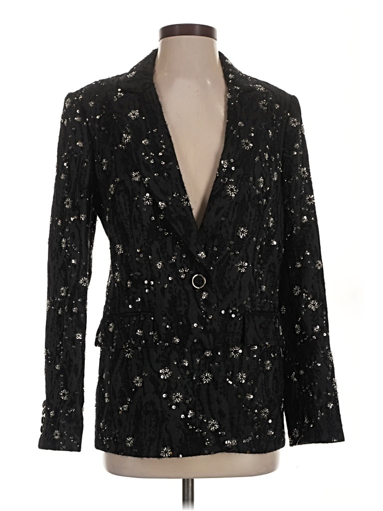 Pre-owned Milly Blazer Jacket In Black