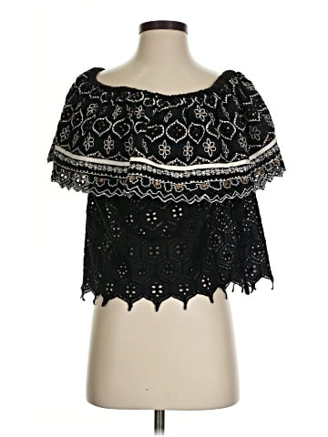 Hemant & Nandita Short Sleeve Blouse (view 1)